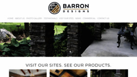 What Barrondesigns.com website looked like in 2020 (3 years ago)