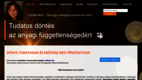 What Biztonsagespenz.hu website looked like in 2020 (3 years ago)