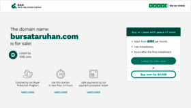 What Bursataruhan.com website looked like in 2020 (3 years ago)