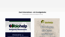 What Biohelp.at website looked like in 2020 (3 years ago)