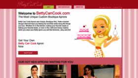 What Bettycancook.com website looked like in 2020 (3 years ago)