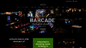What Barcade.com website looked like in 2020 (3 years ago)