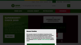 What Blog.oxfam.de website looked like in 2020 (3 years ago)