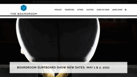What Boardroomshow.com website looked like in 2020 (3 years ago)