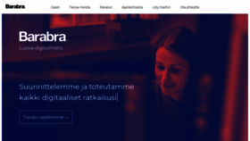 What Barabra.fi website looked like in 2020 (3 years ago)