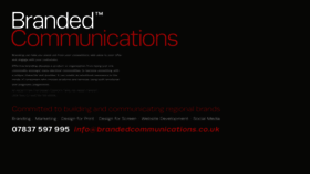 What Brandedcommunications.co.uk website looked like in 2020 (3 years ago)
