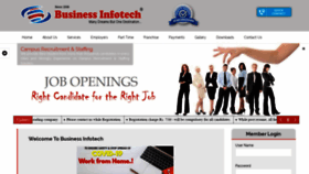 What Businessinfotech.in website looked like in 2020 (3 years ago)