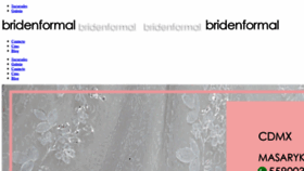 What Bridenformal.com website looked like in 2020 (3 years ago)