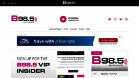 What B985.com website looked like in 2020 (3 years ago)