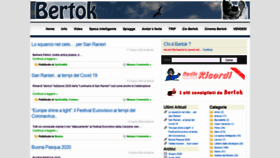 What Bertok.info website looked like in 2020 (3 years ago)