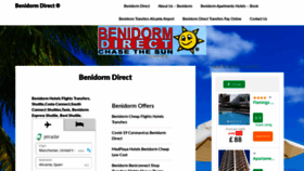 What Benidormdirect.com website looked like in 2020 (3 years ago)