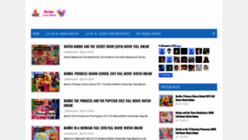 What Barbieonlinemovie.blogspot.com website looked like in 2020 (3 years ago)