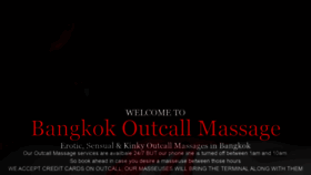 What Bangkokoutcall.com website looked like in 2020 (5 years ago)