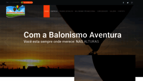 What Balonismoaventura.com.br website looked like in 2020 (3 years ago)