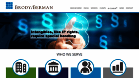 What Brodyberman.com website looked like in 2020 (3 years ago)