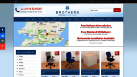 What Brothersofficefurniture.co.uk website looked like in 2020 (3 years ago)