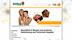 What Babiface.co.uk website looked like in 2020 (3 years ago)