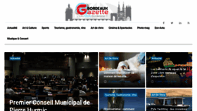 What Bordeaux-gazette.com website looked like in 2020 (3 years ago)