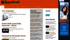What Bandnet.de website looked like in 2020 (3 years ago)