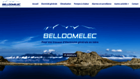 What Belldomelec.fr website looked like in 2020 (3 years ago)