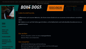 What Box4dogs.com website looked like in 2020 (3 years ago)