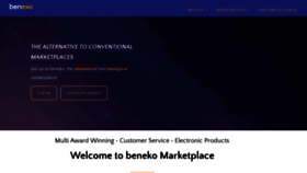 What Beneko.com website looked like in 2020 (3 years ago)