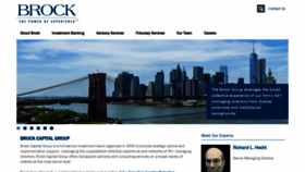 What Brockcapital.com website looked like in 2020 (3 years ago)