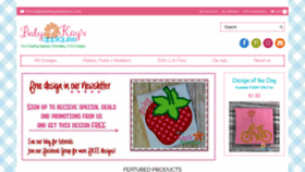 What Babykaysappliques.com website looked like in 2020 (3 years ago)
