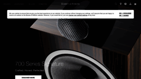 What Bowers-wilkins.com website looked like in 2020 (3 years ago)