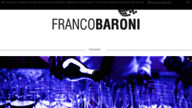 What Baroni.de website looked like in 2020 (3 years ago)