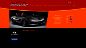 What Bosscar.cz website looked like in 2020 (3 years ago)
