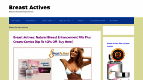 What Breast-actives.net website looked like in 2020 (3 years ago)