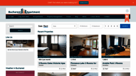 What Bucharestapartment.net website looked like in 2020 (3 years ago)