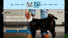What Beniciacatclinic.com website looked like in 2020 (3 years ago)