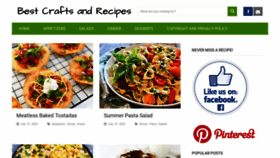 What Bestcraftsandrecipes.com website looked like in 2020 (3 years ago)
