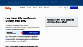 What Bitly.pro website looked like in 2020 (3 years ago)