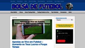 What Bolsadefutebol.com website looked like in 2020 (3 years ago)