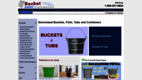 What Bucket-outlet.com website looked like in 2020 (3 years ago)