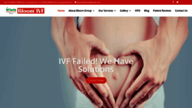 What Bloomivfmohali.com website looked like in 2020 (5 years ago)