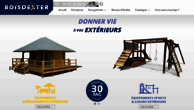 What Boisdexter.fr website looked like in 2020 (3 years ago)