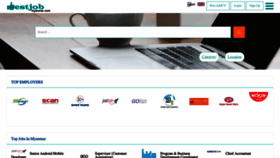 What Bestjobmyanmar.com website looked like in 2020 (3 years ago)