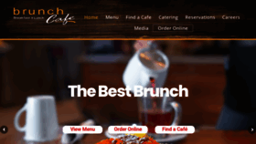 What Brunchcafe.com website looked like in 2020 (3 years ago)