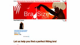 What Brasize.com website looked like in 2020 (3 years ago)