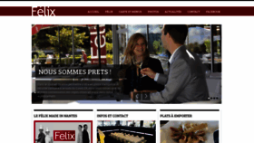 What Brasseriefelix.com website looked like in 2020 (3 years ago)