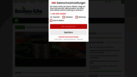 What Business-echo.de website looked like in 2020 (3 years ago)