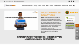 What Beautymax.net website looked like in 2020 (3 years ago)