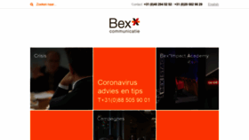 What Bexcommunicatie.nl website looked like in 2020 (3 years ago)