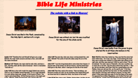What Biblelife.org website looked like in 2020 (3 years ago)