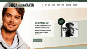 What Bobbyvanjaarsveld.co.za website looked like in 2020 (3 years ago)