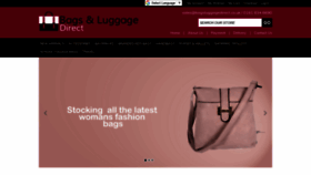 What Bagsluggagedirect.co.uk website looked like in 2020 (3 years ago)